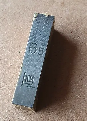 Precision Metric Gauge Block 6.50 Mm . • $10