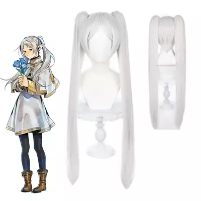 Sousou No Frieren Cosplay Costume Wig Shoes Anime Magician Dress Elf Ear Hallowe • $42.39