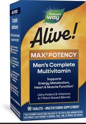Nature's Way Alive! Men's Multi Vitamin & Mineral • $15.01