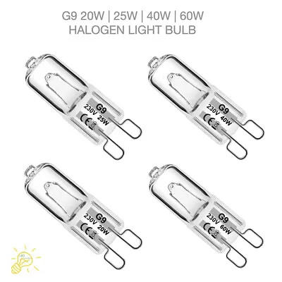 10x G9 Halogen Light Bulbs 20W|25W|40W|60W Warm White Replace LED Bulbs 2x 5x • £2.45
