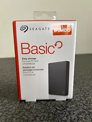 Seagate Basic 5TB USB 3.0 Black 2.5 Inch Portable External Hard Drive • £66.42