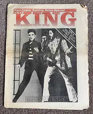 Elvis Presley Manchester Evening News Special The King January 14th 1978 • £5