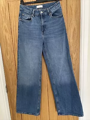 Women’s H&M Wide High Jeans Blue - Size 10 ✨NEVER WORN✨ • £14.99