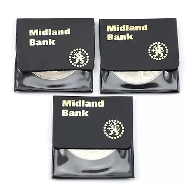 Midland Bank Commemorative Royal Coins X3 | Queen Elizabeth Diana Charles • £11.95