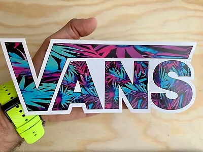 Vans Off The Wall Hawaii Jungle Skateboard Sticker Skate Surf Snowboard Decal • $5