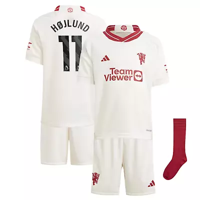 Manchester United Football Kit (Size 2-3Y) Adidas Kid's 3rd Kit - Hojlund - New • £39.99