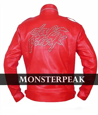 Daft Punk Jacket Electroma Hero Robot Daft Punk Red Leather Jacket XXS-5XL • $90