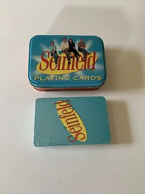 Seinfeld Playing Cards New Sealed In Metal Collectible Tin • $14.99