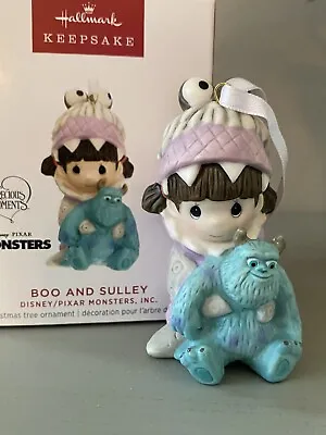 Hallmark 2023 Boo And Sulley Disney Pixar Monsters Inc Porcelain Ornament • $29.75