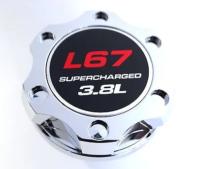 Vms Billet Aluminum Chrome Oil Cap L67 Engine L-67 3.8l Supercharged Emblem • $25.95