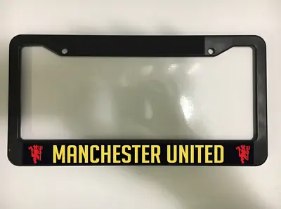 For Manchester United Fans Football Soccer Plastic Car License Plate Frame NEW • $10.49