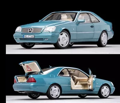 1: 18 NOREV Mercedes Benz CL600 Coupe C140 1997 S-Class Alloy Car Model • $139