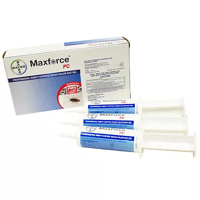 Maxforce Baiting Gel For Cockroaches 60 Gram ( 3 Tubes ) German Cockroaches Gel  • $57.95