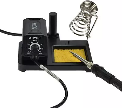 Aoyue 469 Variable Power 60 Watt Soldering Station With Removable Tip Design- • $39.09