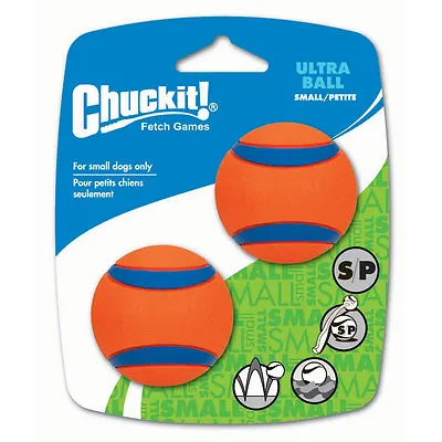 £9.49 • Buy Chuckit Ultra Ball Small 2 Pack Dog Ball