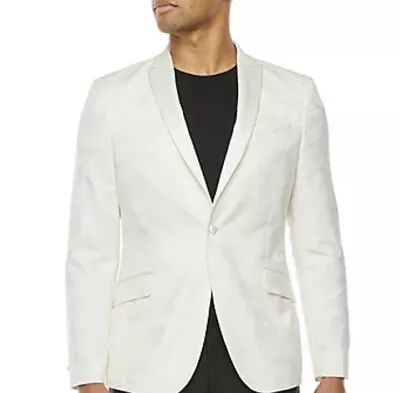 JF J.Ferrar Mens Camouflage Stretch Fabric Slim Fit Tuxedo Jacket ($160) 42 SH • $51.99