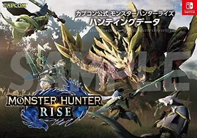 CAPCOM Official Monster Hunter Rise Hunting Data Book  Poster CSZ-4211MH909 • $28.60