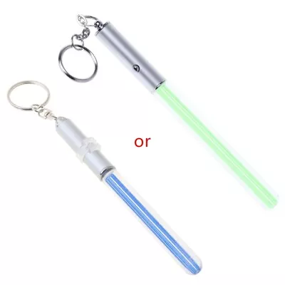 Mini Lightsaber Keyring Party Clubs Light Sticks Keychain For Key Bag Adult Kids • $14.67