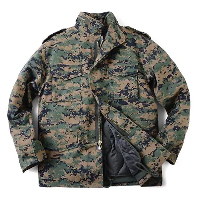 M-65 Field Jacket Woodland DIGITAL Camo MARPAT Style Military Veteran Hunting • $110.99