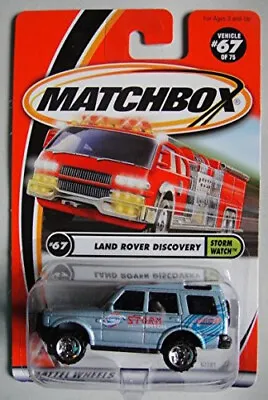 Matchbox Land Rover Discovery #67 (light Blue)  2/5 MBX Storm Watch 2000 • $12