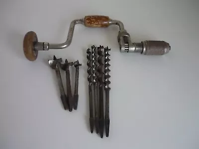 £40 • Buy 2 X Vintage Stanley Hand Tools & Auger Bits / Wm Ridgway & Footprint X 8