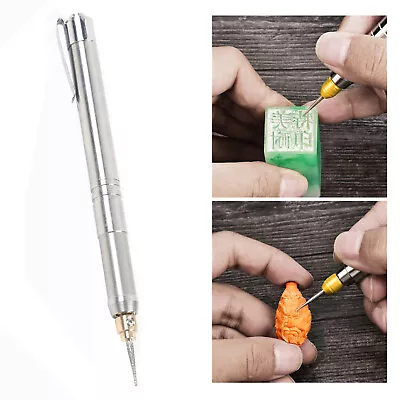 Electric Cordless Micro Engraver Pen Engraving Tool Kit Mini Metal Glass Ceramic • $23.75
