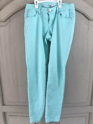 CELEBRITY PINK SKINNY JEANS Dress PANTS TURQUOISE MINT GREEN 5 Chic Spring • $19.95