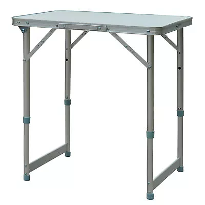 Outsunny Garden Outdoor Camping Aluminium Table Portable Folding Picnic Table • £24.99