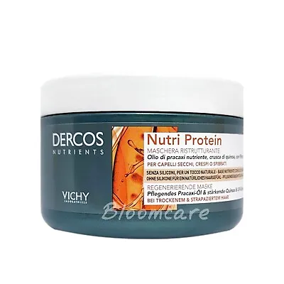 Vichy Dercos Nutrients Nutri Protein Restorative Hair Mask 250ml • $29.90