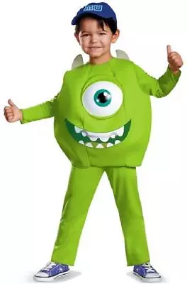 Mike Deluxe Monsters Inc University Fancy Dress Halloween Toddler Child Costume • $57.95