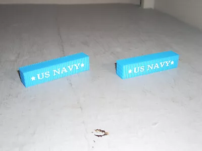 *        N Scale Shipping Contaners Us Navy • $19.99
