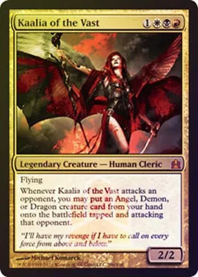 MTG Kaalia Of The Vast - Oversized Moderate Play English Commander Singles (Ov • $10.99