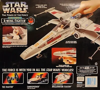 Kenner Power Of The Force Star Wars X-Wing Fighter Jet • $65
