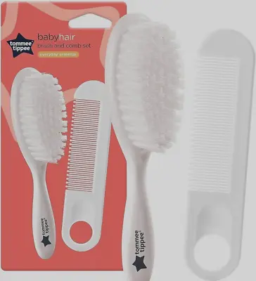Tommee Tippee Essential Basics Brush And Comb Set 2 Count (Pack Of 1) • £3.89