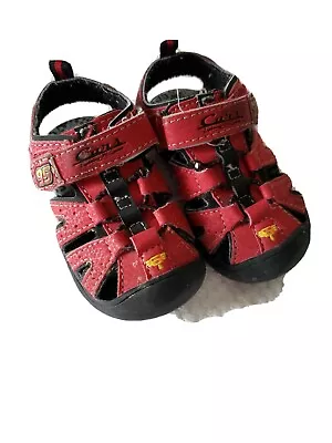 Disney Cars Red Sandals Shoes Toddler 5 • $9.97