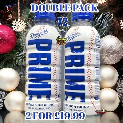 Prime Hydration Dodgers Ksi Limited Edition In Hand New Unopened 2 Bottles • £15.99