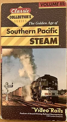 Southern Pacific Steam Vol III VHS Video Rails • $5.99