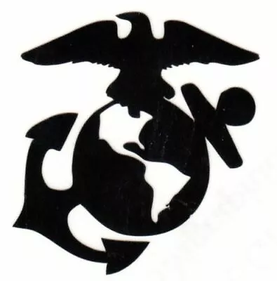 Highly Reflective Black Decal Marine Corps EGA Fire Helmet Sticker USMC • $3.49