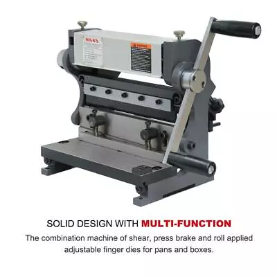 3-In-1/200 8 Inch 20 Gauge Sheet Metal Brake Shear And Roll Combination • $276.74