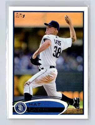 2012 Topps #256a Mat Latos San Diego Padres • $1.50