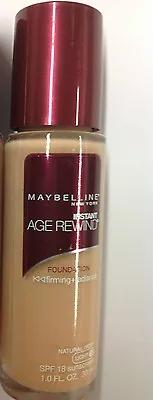 Maybelline Instant Age Rewind Foundation SPF18 NATURAL IVORY (Light-3) . • $28.01