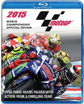 Motogp 2015 Blu-ray. Lorenzo. Fim Bike Grand Prix. 205 Min. Duke Video 1932n • $22.95
