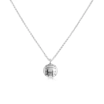 Volleyball Team Sports Player Charm Pendant Necklace 925 Sterling Silver N0637S • $35.28
