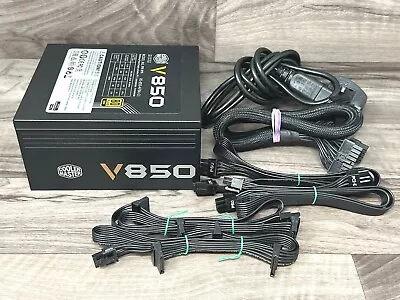 Cooler Master V850 80 Plus Gold 850W Fully Modular Power Supply Unit PSU • £74.99