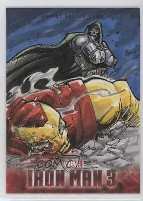 2013 Upper Deck Marvel Iron Man 3 Sketches 1/1 Unknown Artist Sketch I1f • $147.78