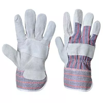 Portwest Canadian Rigger Gloves - Grey - Pack Of 12 • £31.99