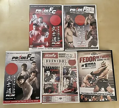 Pride FC DVD Lot Japanese MMA Dream UFC • $30