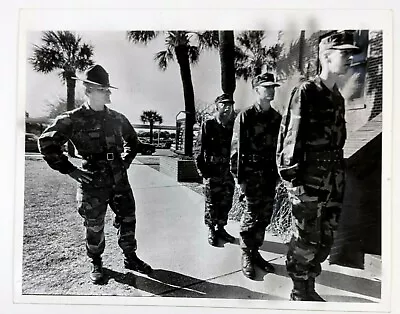 Parris Island Marine Boot Camp New Recruit Drill Instructor 1995 VTG Press Photo • $12.50