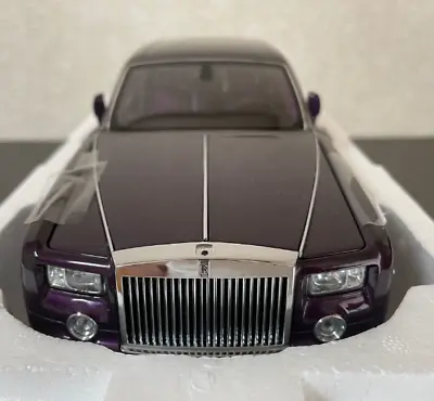 Kyosho 1/18 Rolls Royce Phantom Extended Wheelbase (Twilight Purple) [KS08841TP] • $305.10