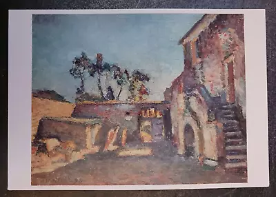 Vtg Postcard Matisse Cour Du Moulin A Ajaccio Painting Art Unposted • $9.95